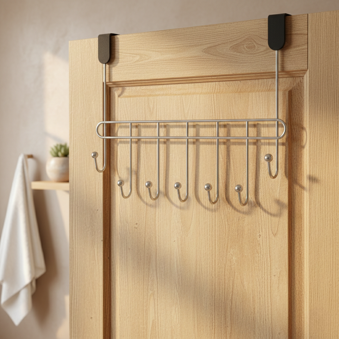 suporte de ganchos cromado Eclipse