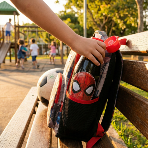 Garrafa Abre Facil Homem-Aranha 530ml Plasutil