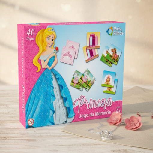 Jogo da Memória Princesas Disney Super Jogos Gala Brinquedos