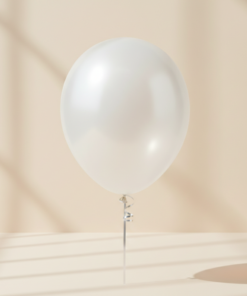 Balão festa branco N9