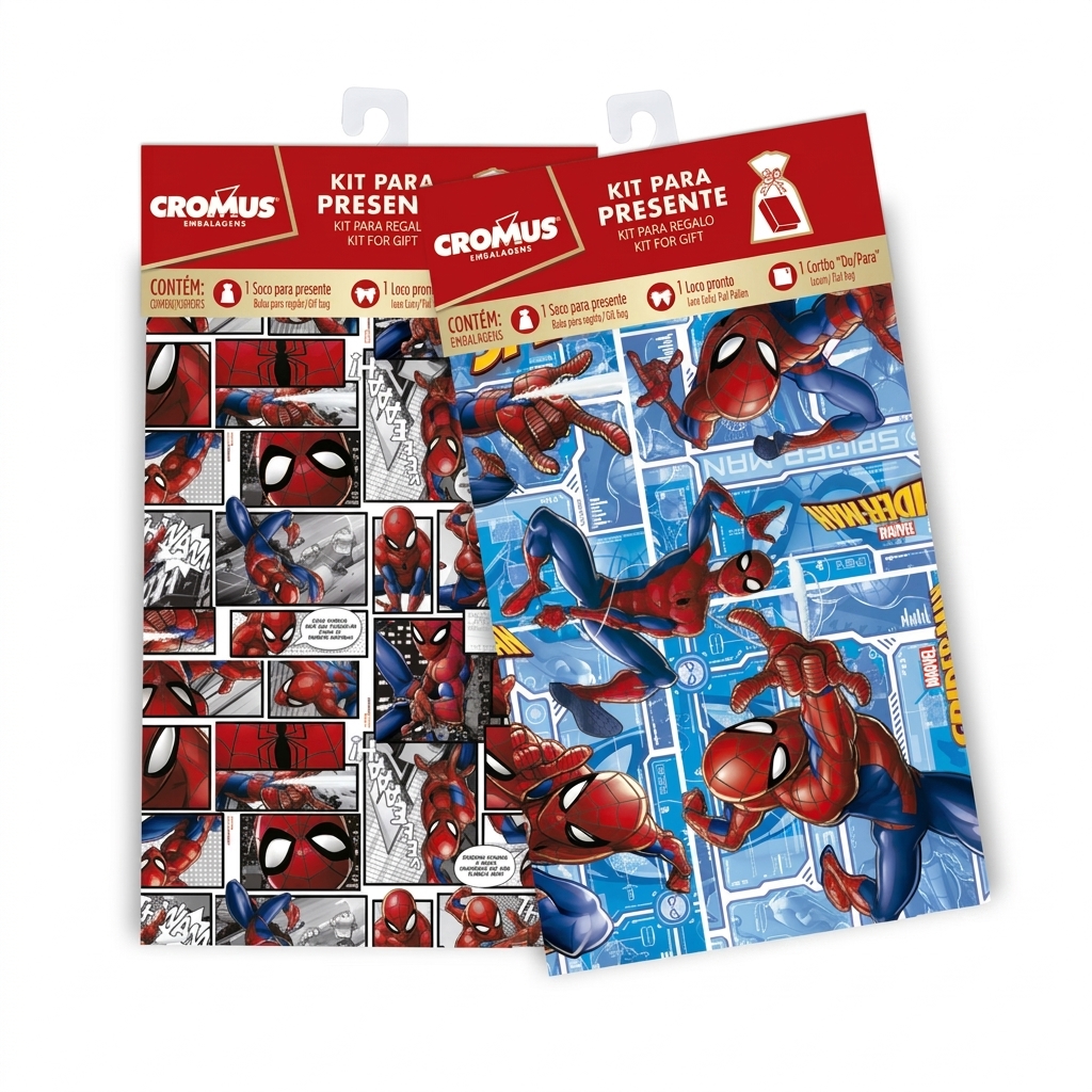 Saco Presente Homem Aranha Express Cromus