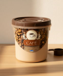 Pote para café decorado Plasútil