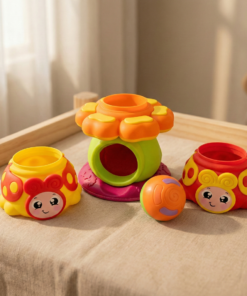 Torre joaninha brinquedo educativo