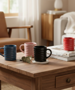 caneca de cerâmica moderna 210ml