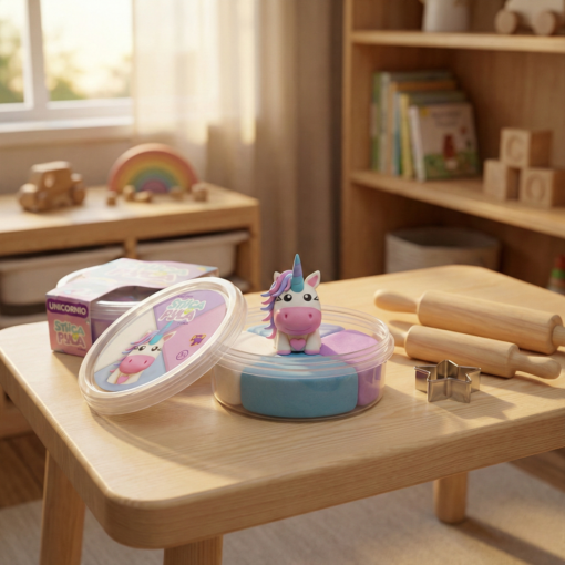 Massinha Estica e Pula Unicornio 20g Gelele