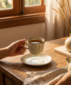 Xícara de chá bambu Oxford