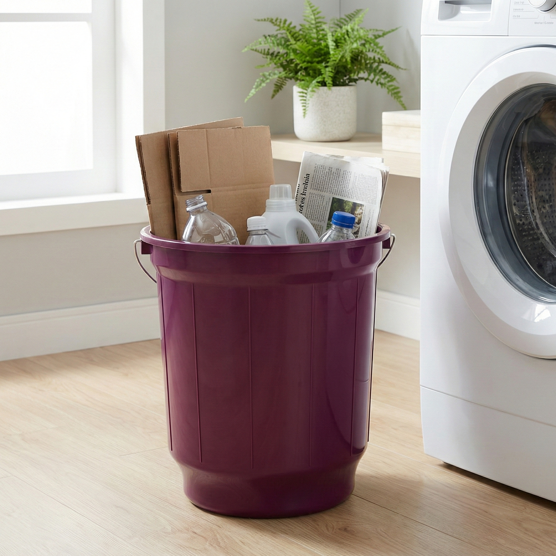 Balde para coleta seletiva de 20 litros