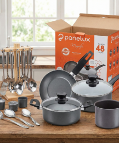 jogo panelas brinquedo alumínio