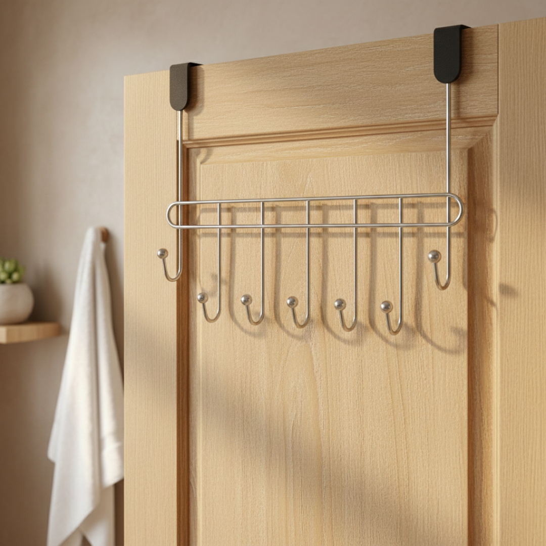 suporte de ganchos cromado Eclipse