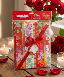 kit saco de presente romântica da Cromus