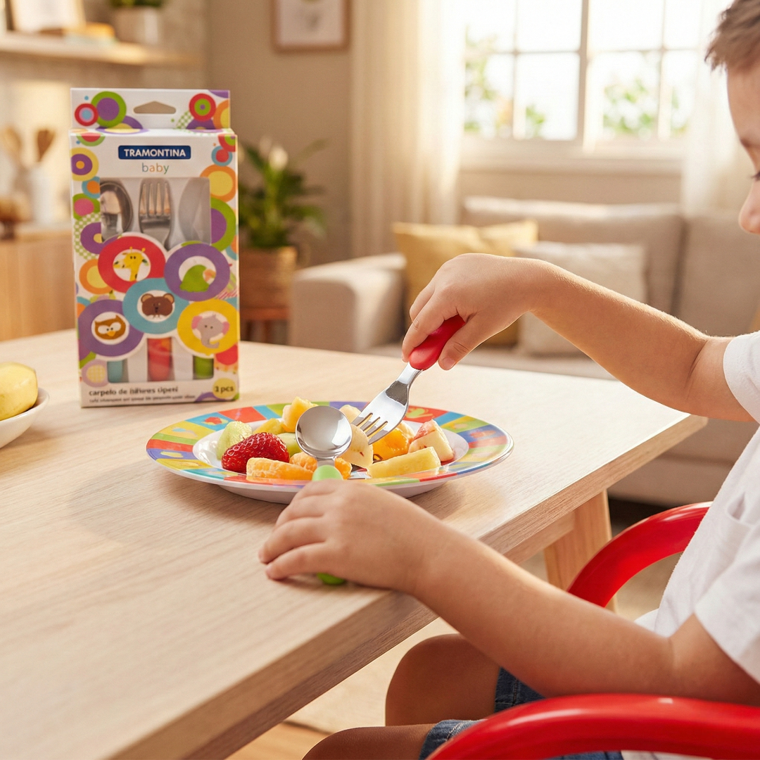 Talher infantil Tramontina inox