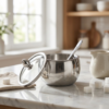 Pote Açucareiro 260ml com Colher e Tampa de Vidro