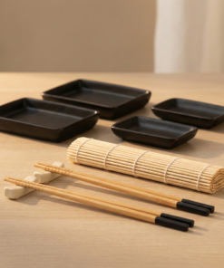 conjunto para sushi bambu lyor