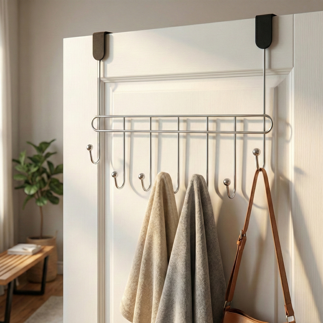 suporte de ganchos cromado Eclipse