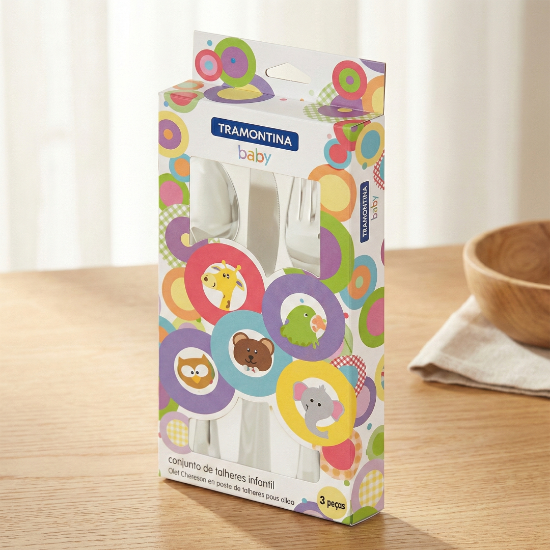 Talher infantil Tramontina inox