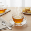 Xicaras de Cha Cristal de Chumbo com Pires Wolff