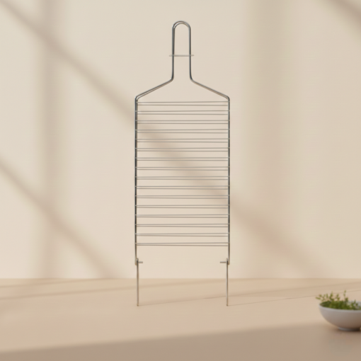 Grelha dupla para churrasco Niquelart