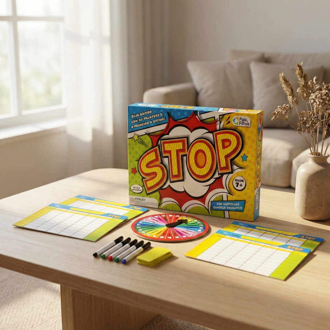 jogo Stop de tabuleiro Gala Brinquedos