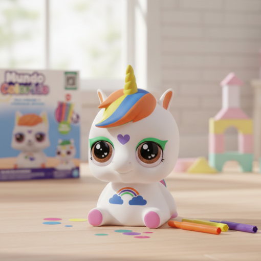 Unicórnio Para Pintar Mundo Colorido Super Toys
