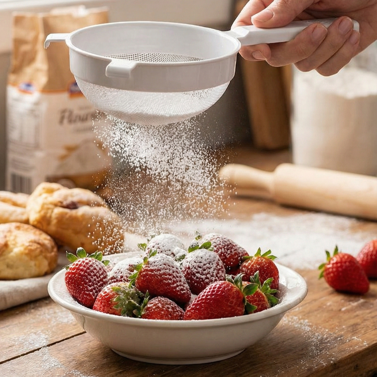 peneira de plástico 16cm Plasutil