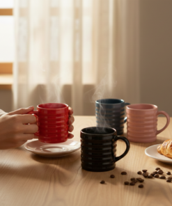 caneca de cerâmica moderna 210ml