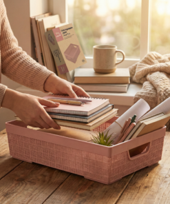 cesta organizadora juta a4