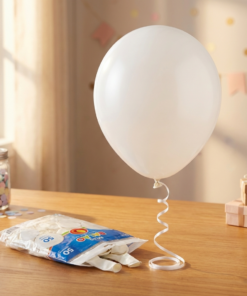 Balão festa branco N9