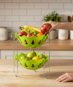 fruteira de mesa cromada Niquelart