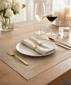 Jogo Americano Retangular para Mesa de Jantar