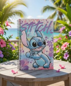 Caderno Escolar Disney Stitch 10 Matérias 160 Folhas