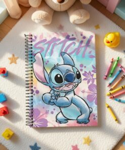 Caderno Escolar Disney Stitch 10 Matérias 160 Folhas