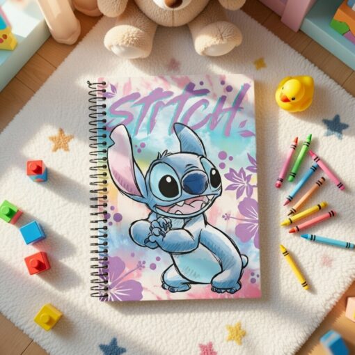 Caderno Escolar Disney Stitch 10 Matérias 160 Folhas
