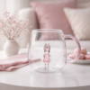 Caneca de Vidro Borossilicato 350ml Coelho 3D