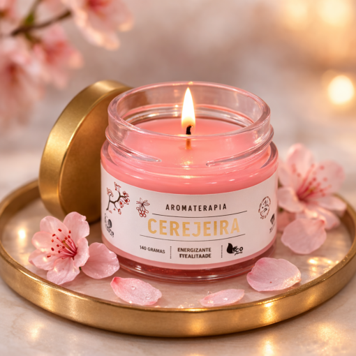 Vela Aromática Decorativa Perfumada para Ambiente 140g