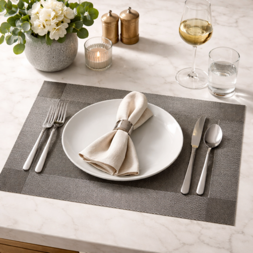 Kit 2 Jogo Americano Retangular Mesa Jantar