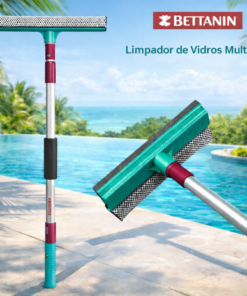 Mop Limpa Vidros Noviça 25cm com Rodo Limpeza Vidro