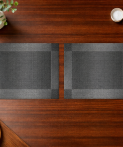 Kit 2 Jogo Americano Retangular Mesa Jantar