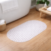 Tapete para Banheiro PVC Transparente Colorido 63x34cm