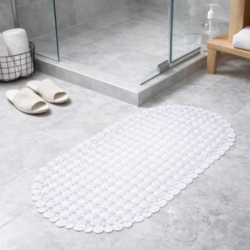 Tapete banheiro PVC transparente