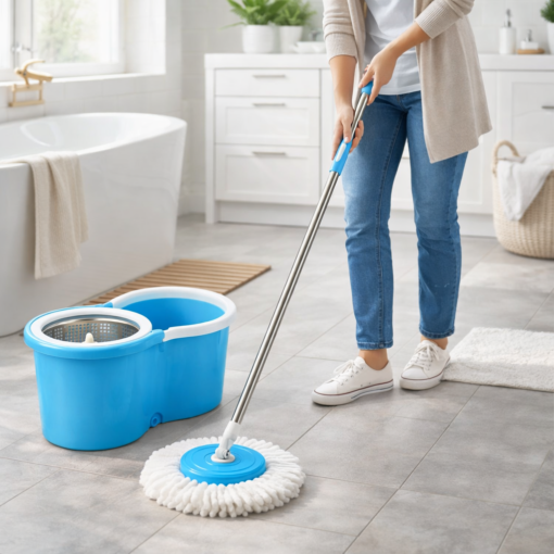 Esfregão Mop com Balde 9L