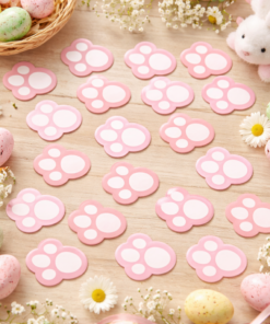 Adesivo Páscoa Infantil Coelhinho e Cenoura para Parede Lembrancinha