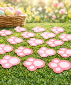 Adesivo Páscoa Infantil Coelhinho e Cenoura para Parede Lembrancinha