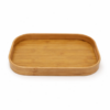 Bandeja de Bambu Decorativa para Servir e Organizar