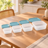 Conjunto de Potes Plástico Cozinha Viena 4 Peças Jaguar