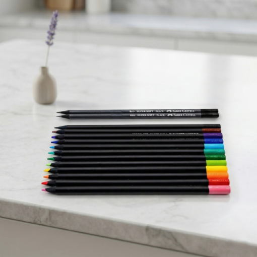 Lápis de Cor SuperSoft 24 Cores Faber-Castell