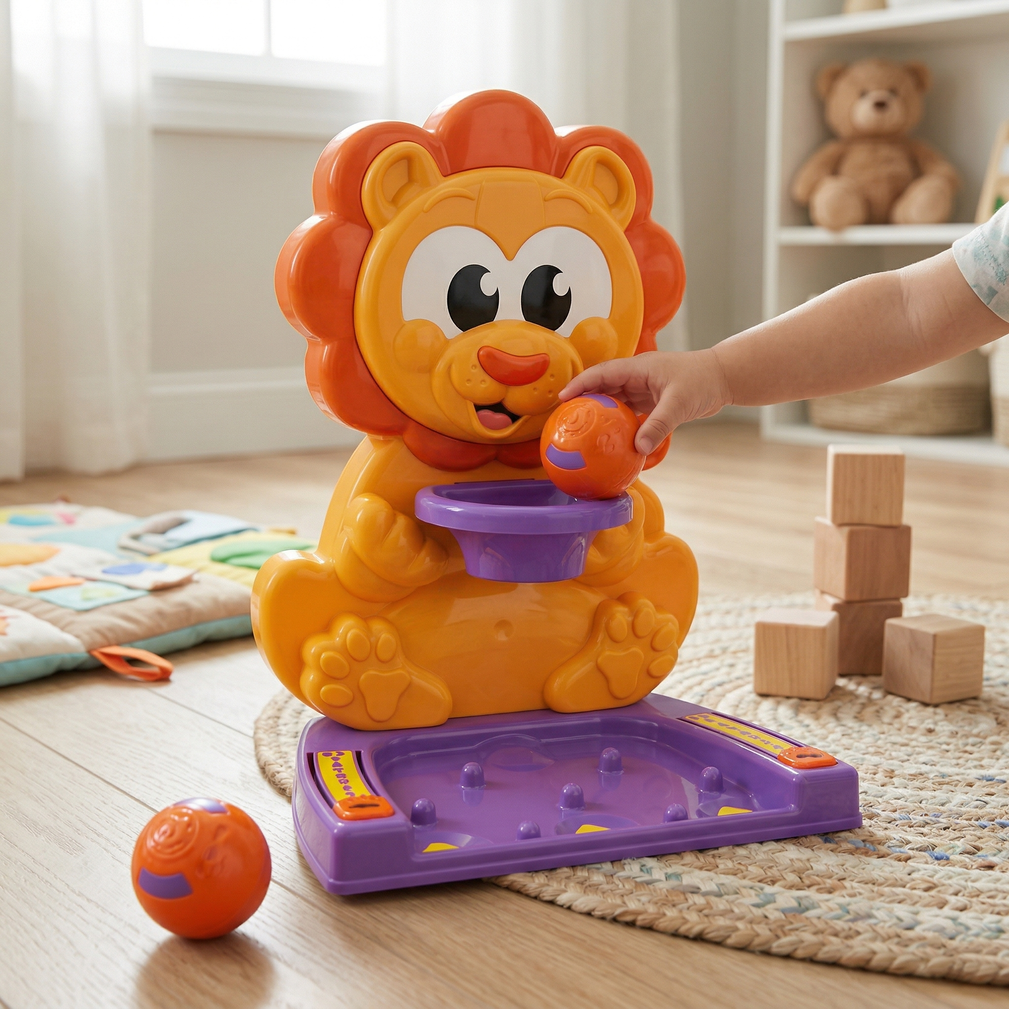 basquete infantil leão educativo