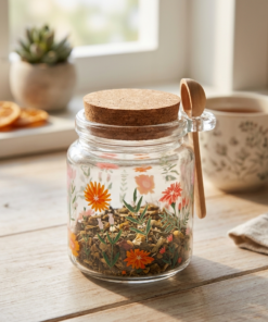 Porta Mantimento de Vidro Redondo