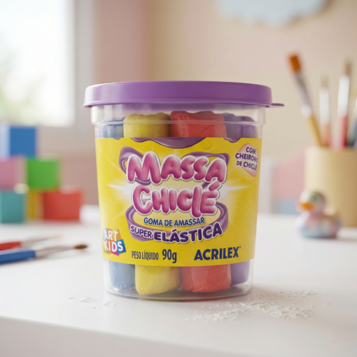 Massinha Chicle 90g Sortida Acrilex