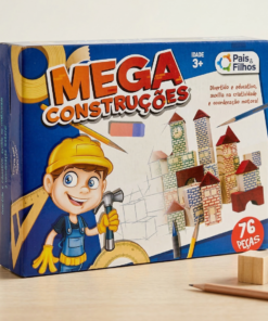 Mega Construções em Madeira 76 Peças Gala