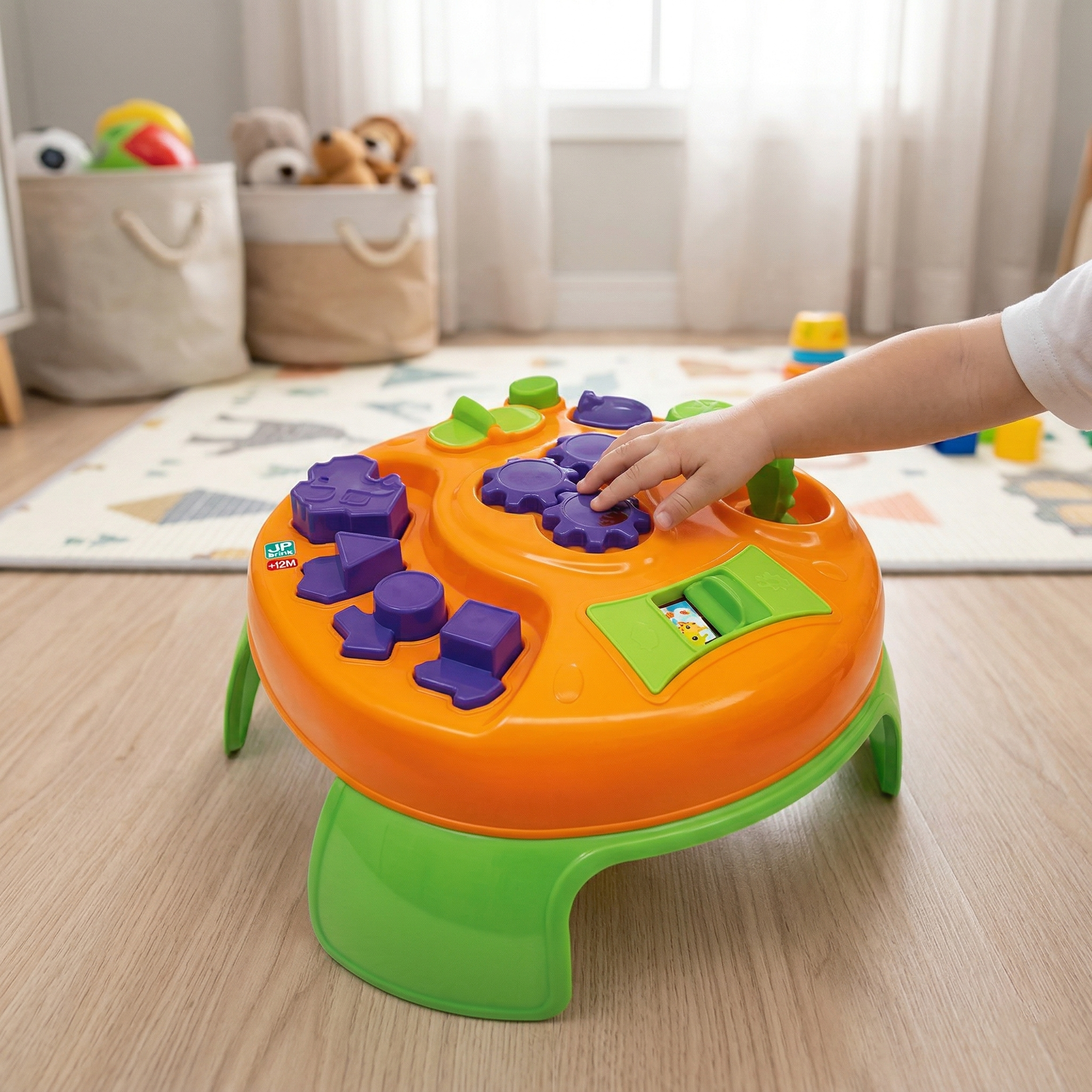 mesinha de atividades bebê portátil